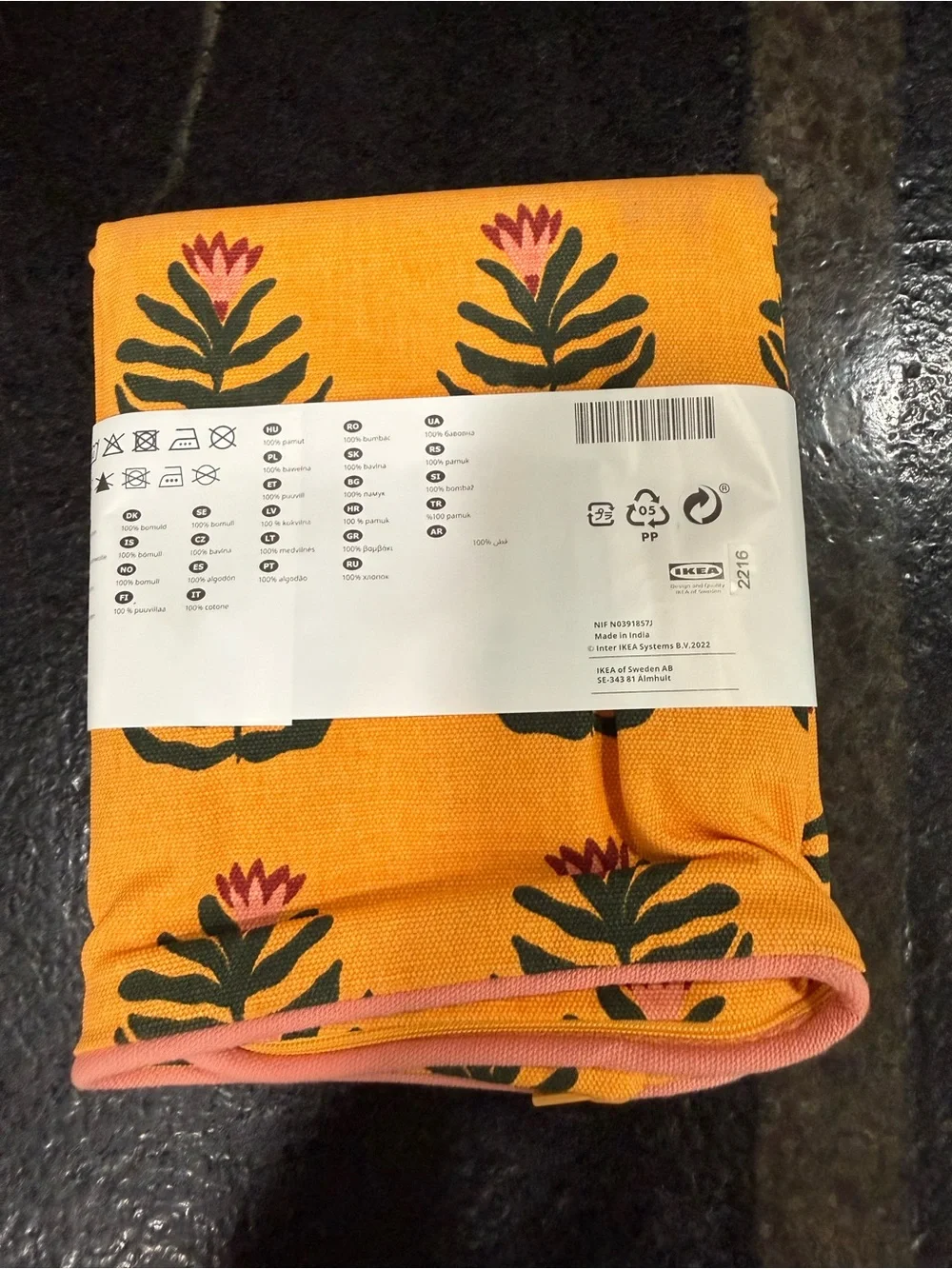 IKEA AROMATISK Cushion Cover Set of 3 – Designer-Inspired Vibrant Home Decor